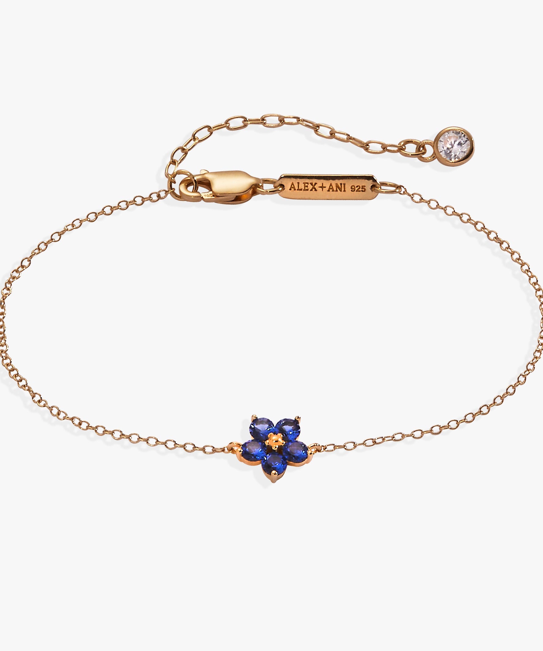 Crystal Forget-Me-Not Flower Bracelet