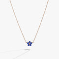 Crystal Forget-Me-Not Flower Necklace