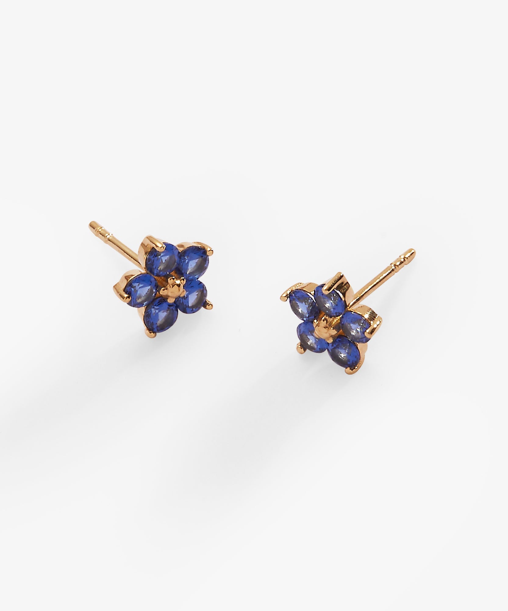 Crystal Forget-Me-Not Flower Earrings