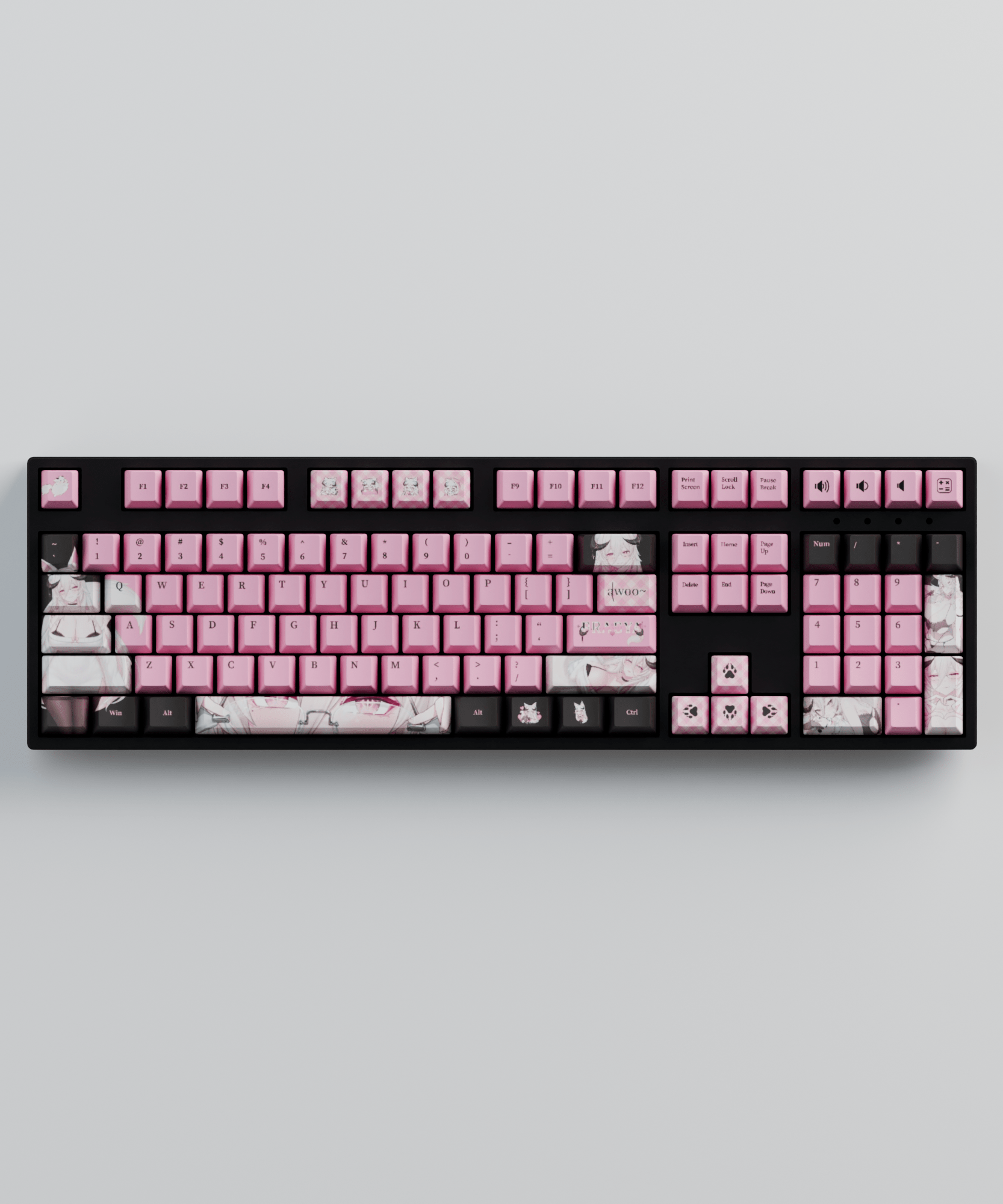 Fraeya 100% RGB Mechanical Keyboard + Keycaps(Collabs)