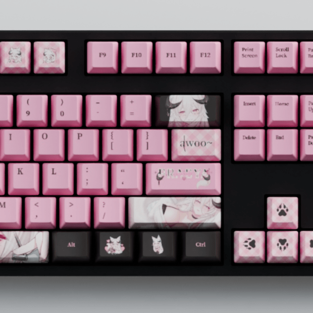 Fraeya 100% RGB Mechanical Keyboard + Keycaps(Collabs)