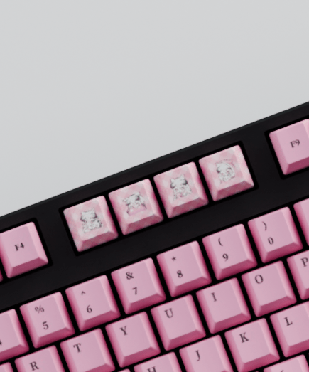 Fraeya 100% RGB Mechanical Keyboard + Keycaps(Collabs)