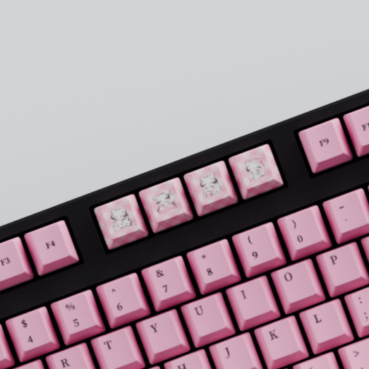 Fraeya 100% RGB Mechanical Keyboard + Keycaps(Collabs)