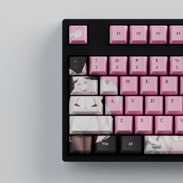 Fraeya 100% RGB Mechanical Keyboard + Keycaps(Collabs)