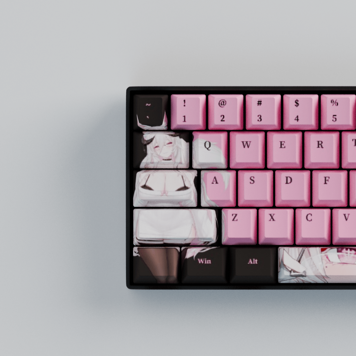 Fraeya 60% RGB Mechanical Keyboard + Keycaps(Collabs)