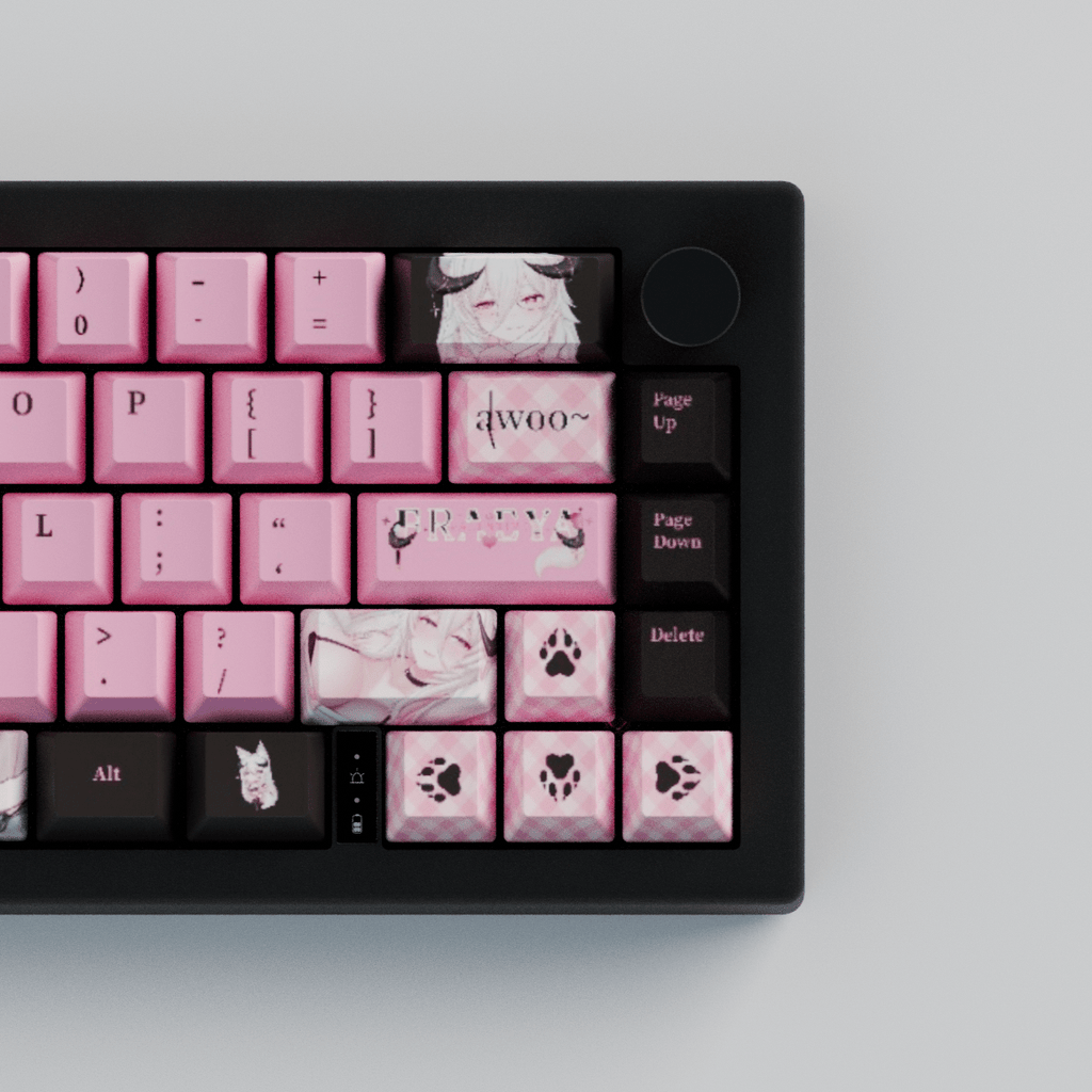 Fraeya 65% RGB Mechanical Keyboard + Keycaps(Collabs)