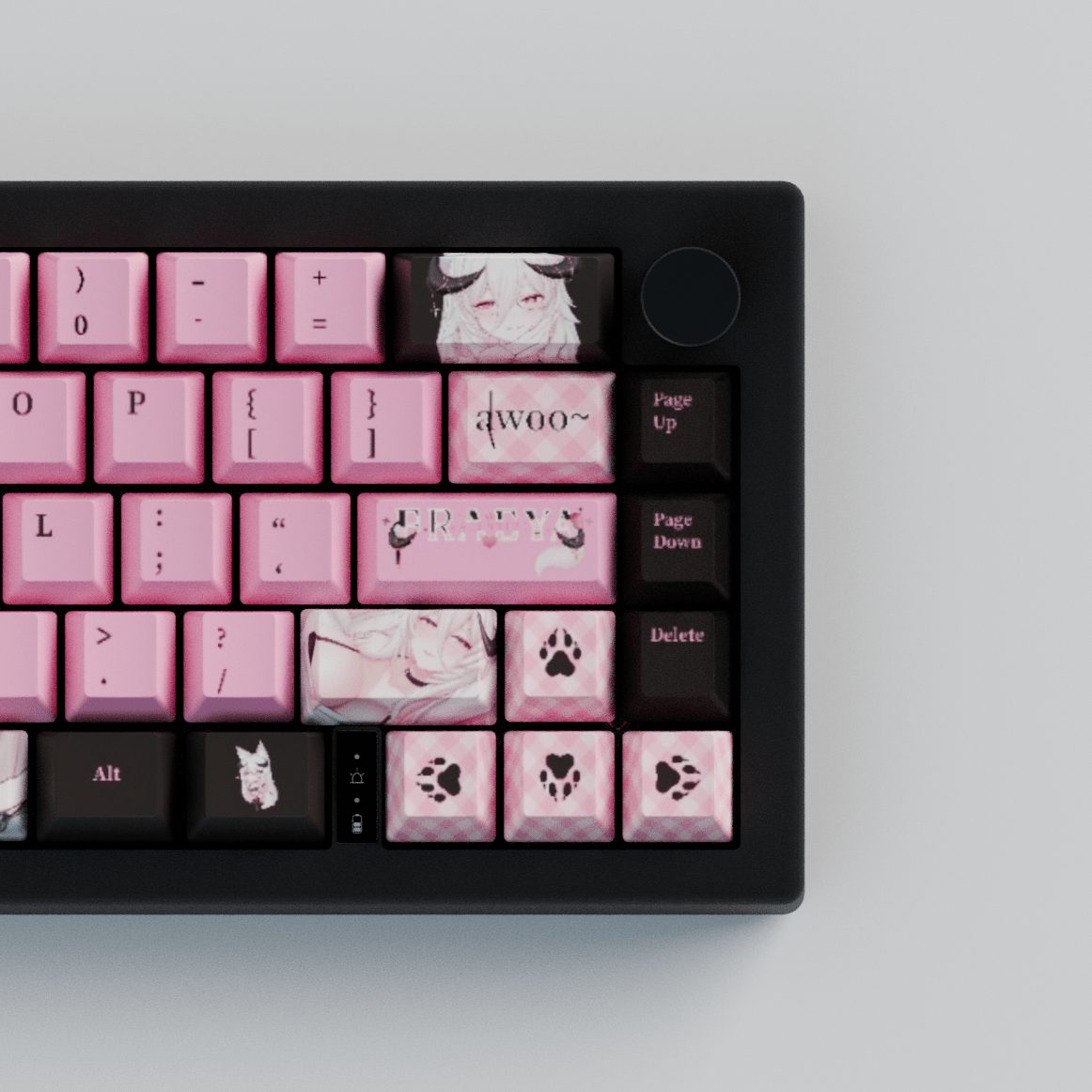 Fraeya 65% RGB Mechanical Keyboard + Keycaps(Collabs)