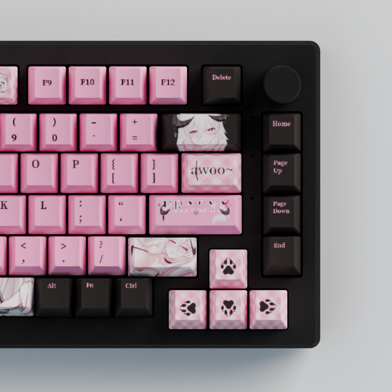Fraeya 75% RGB Mechanical Keyboard + Keycaps(Collabs)