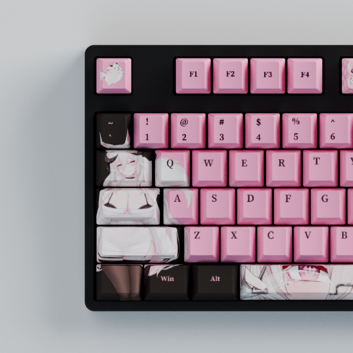 Fraeya 80% RGB Mechanical Keyboard + Keycaps(Collabs)