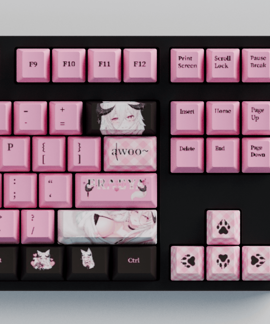 Fraeya 80% RGB Mechanical Keyboard + Keycaps(Collabs)