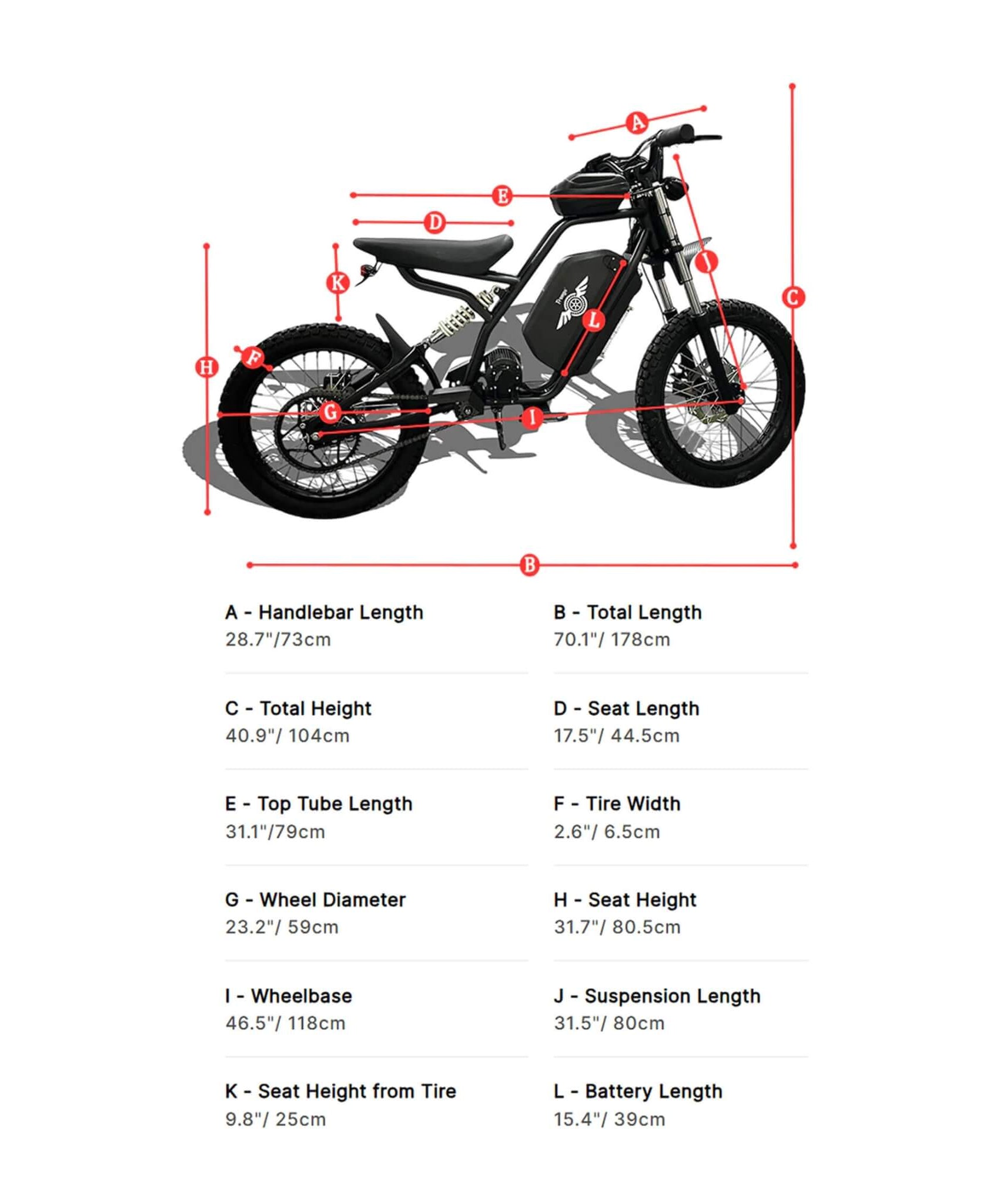 Freego Nova 3 Mid-Drive All-Terrain Electric Motorcycle, 3000W (SAK19582)