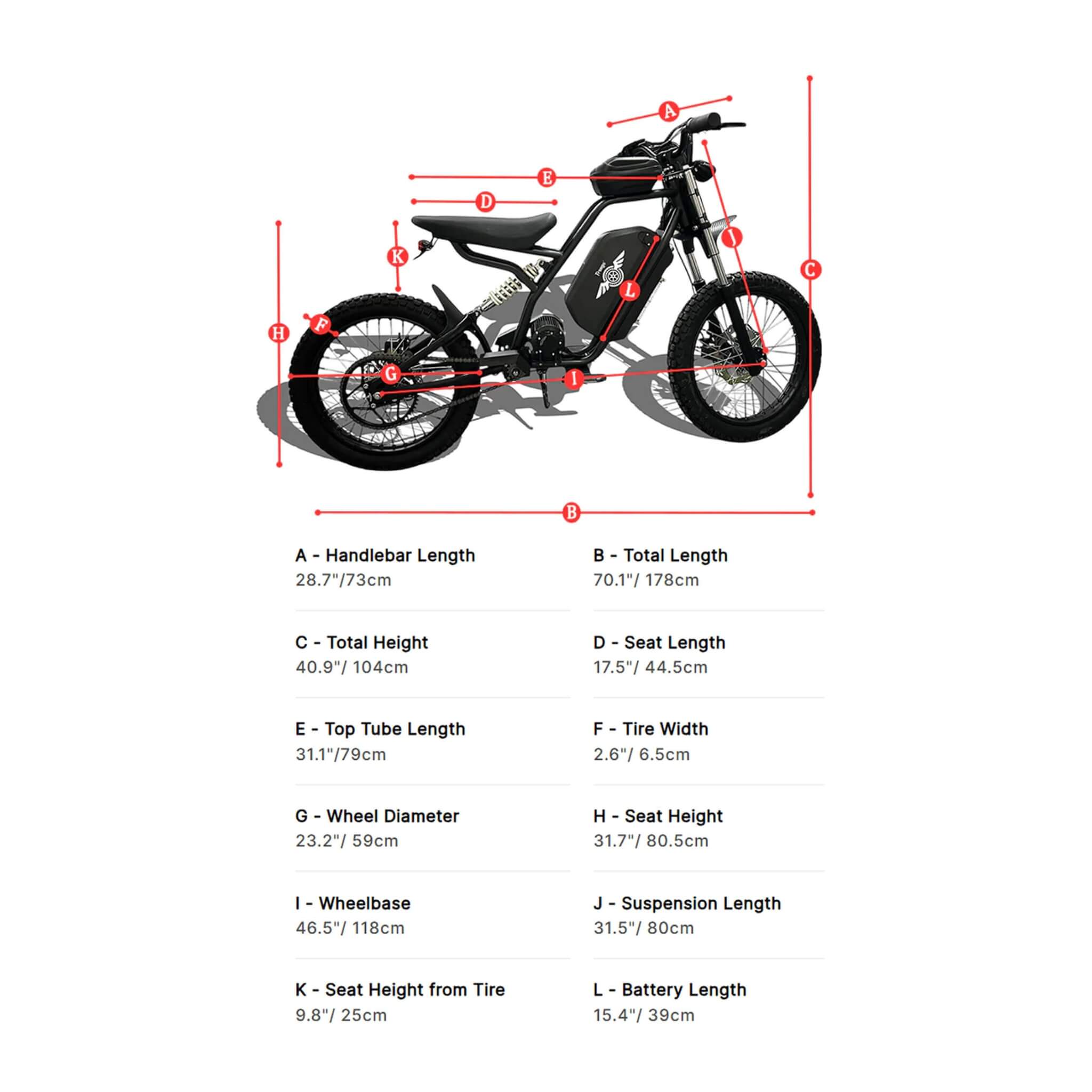 Freego Nova 3 Mid-Drive All-Terrain Electric Motorcycle, 3000W (SAK19582)
