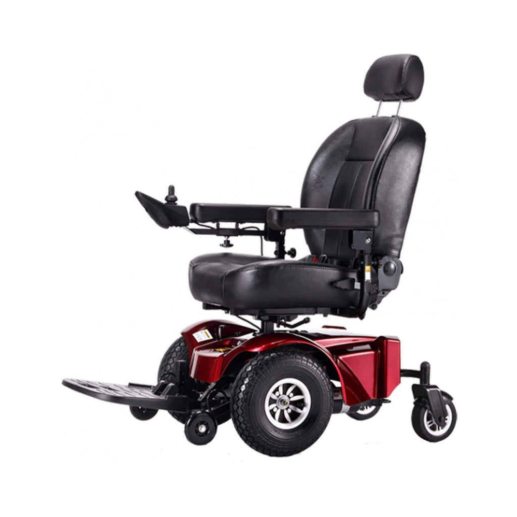 Freerider USA Apollo II 33/50AH Heavy Duty 2WD All Terrain Electric Powered Wheelchair, 470LBS (SAK95861)