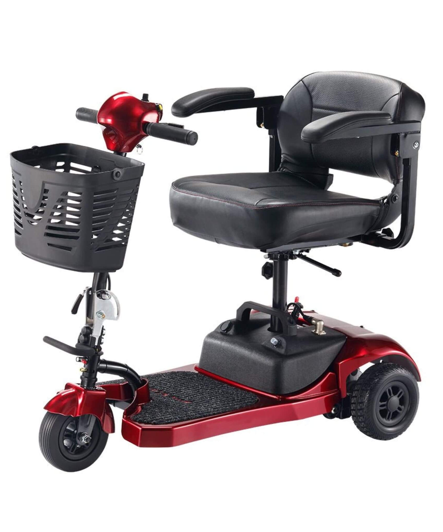 Freerider USA Ascot 3 Premium Electric Lightweight 3-Wheel Mobility Scooter, 325LBS (SAK96835)