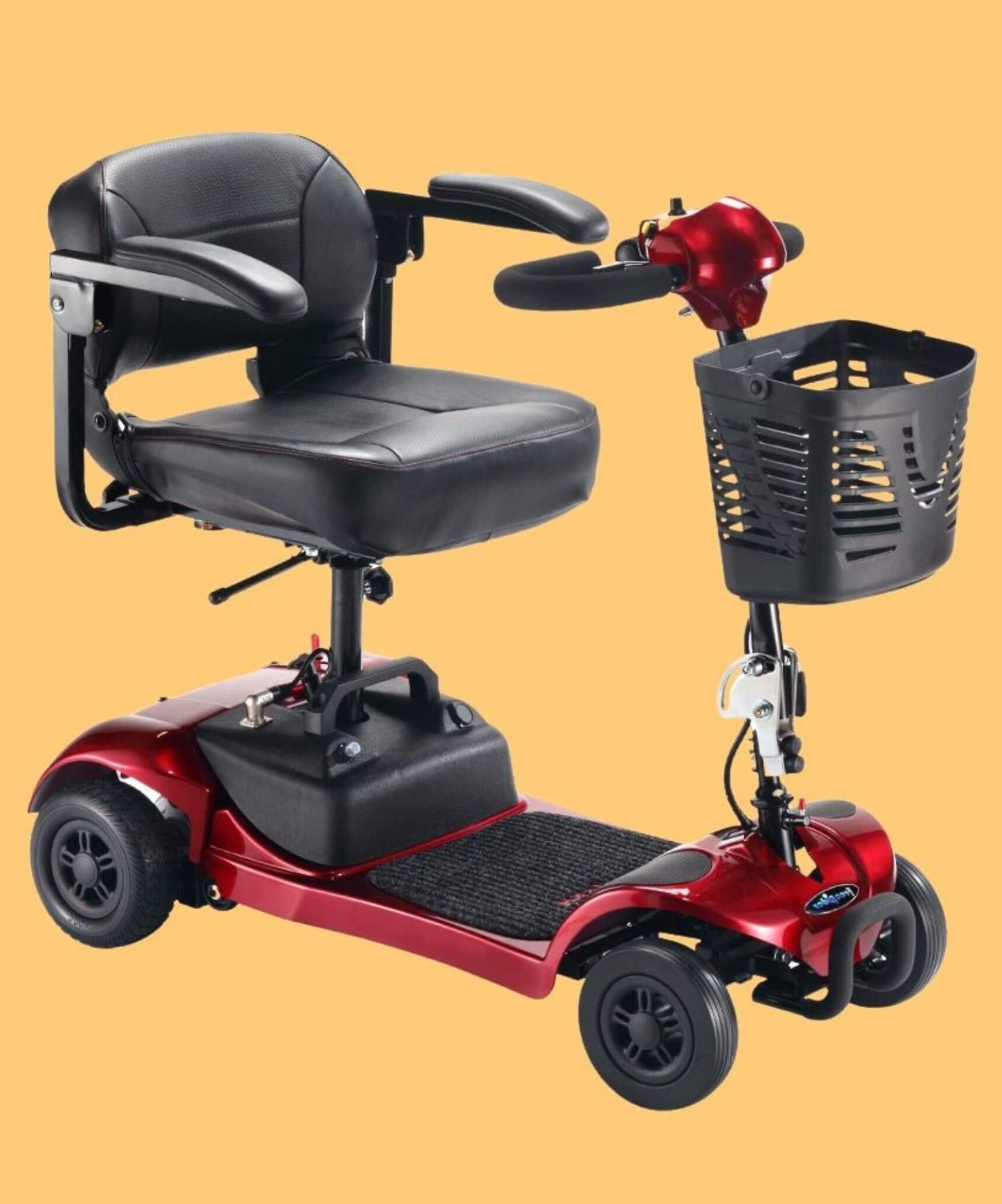 Freerider USA Ascot 4 Advanced Electric Lightweight 4-Wheel Mobility Scooter, 325LBS (SAK96832)