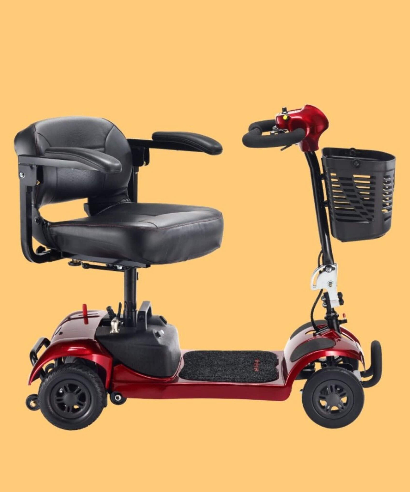 Freerider USA Ascot 4 Advanced Electric Lightweight 4-Wheel Mobility Scooter, 325LBS (SAK96832)