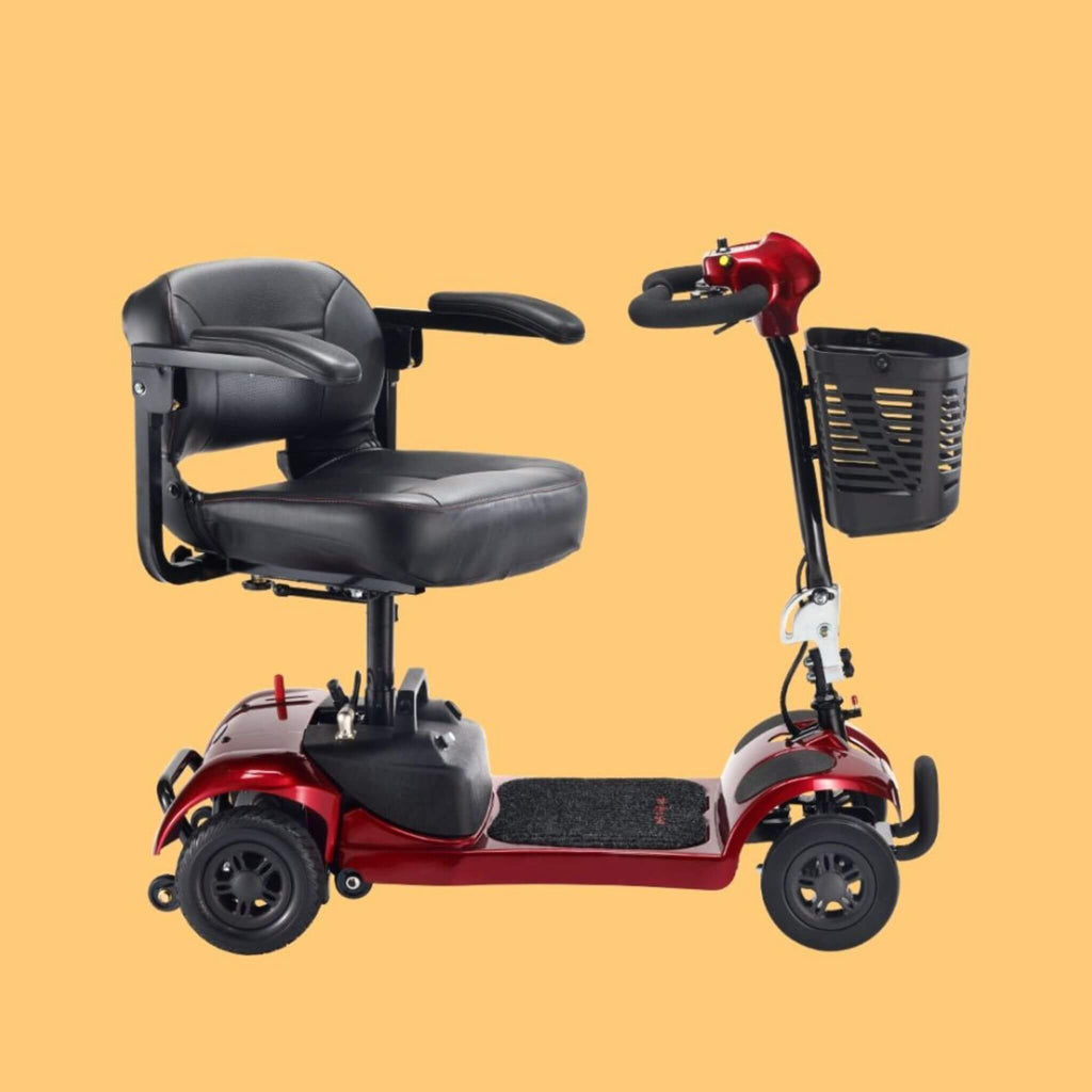 Freerider USA Ascot 4 Advanced Electric Lightweight 4-Wheel Mobility Scooter, 325LBS (SAK96832)