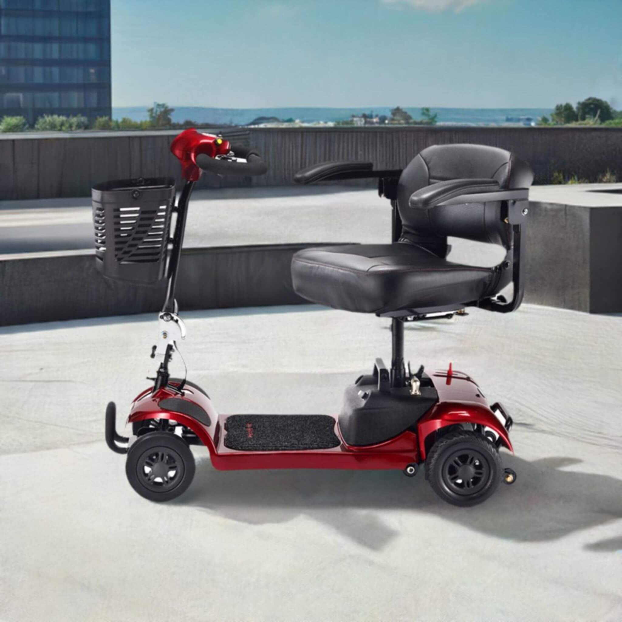 Freerider USA Ascot 4 Advanced Electric Lightweight 4-Wheel Mobility Scooter, 325LBS (SAK96832)