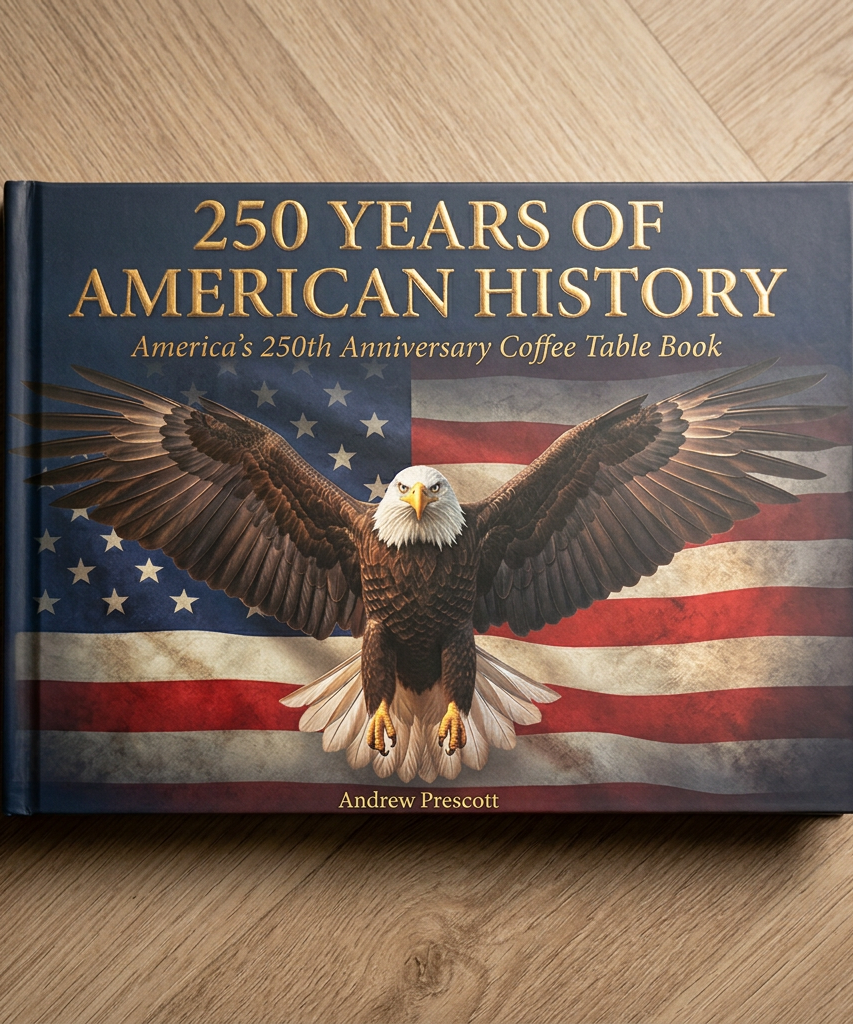 250 Jahre amerikanische Geschichte: Amerikas 250. Jubiläums-Bildband (200 Seiten)