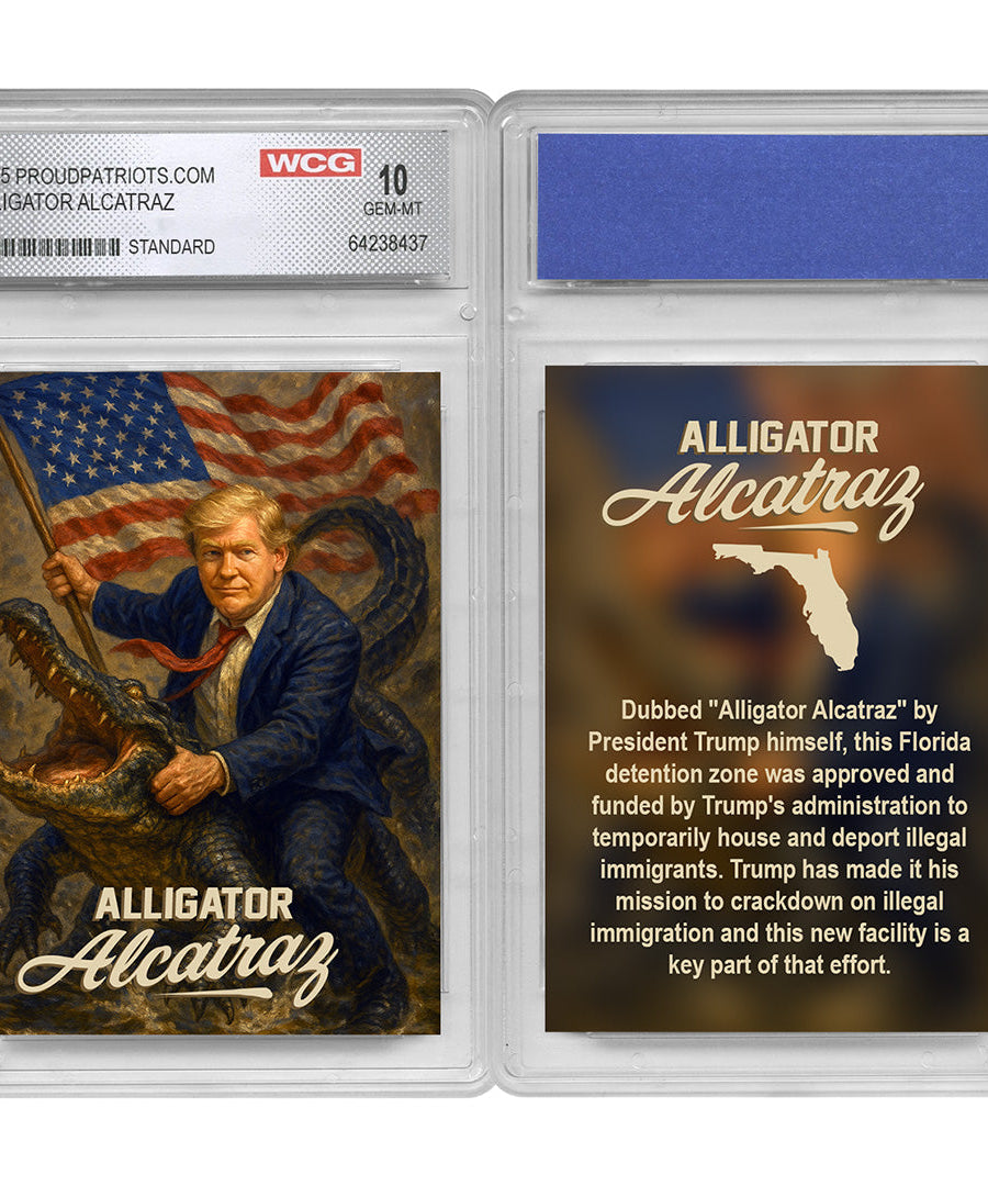 Alligator Alcatraz Collectible Trading Card (Professionally Graded GEM-MT 10)