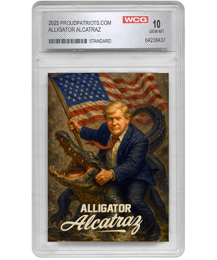 Alligator Alcatraz Collectible Trading Card (Professionally Graded GEM-MT 10)