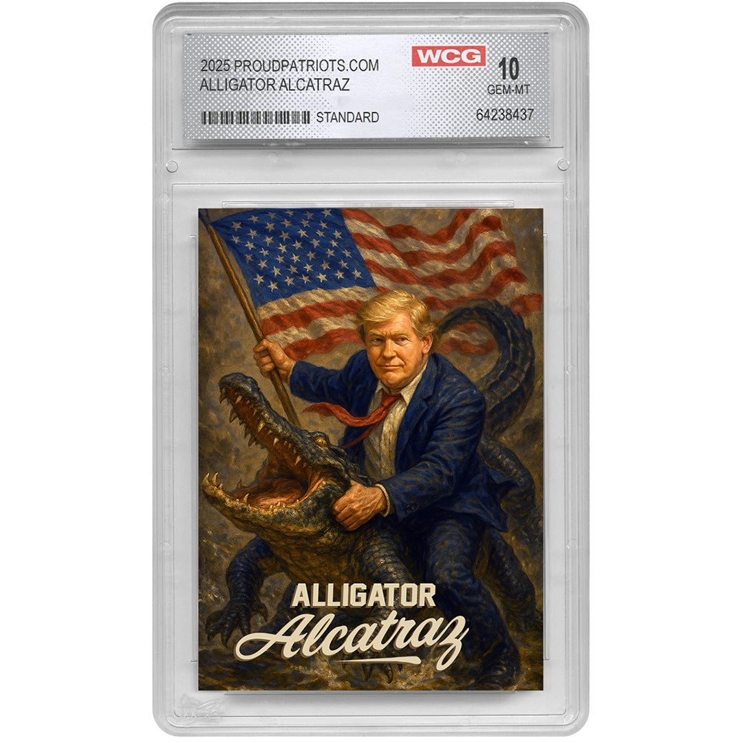 Alligator Alcatraz Collectible Trading Card (Professionally Graded GEM-MT 10)