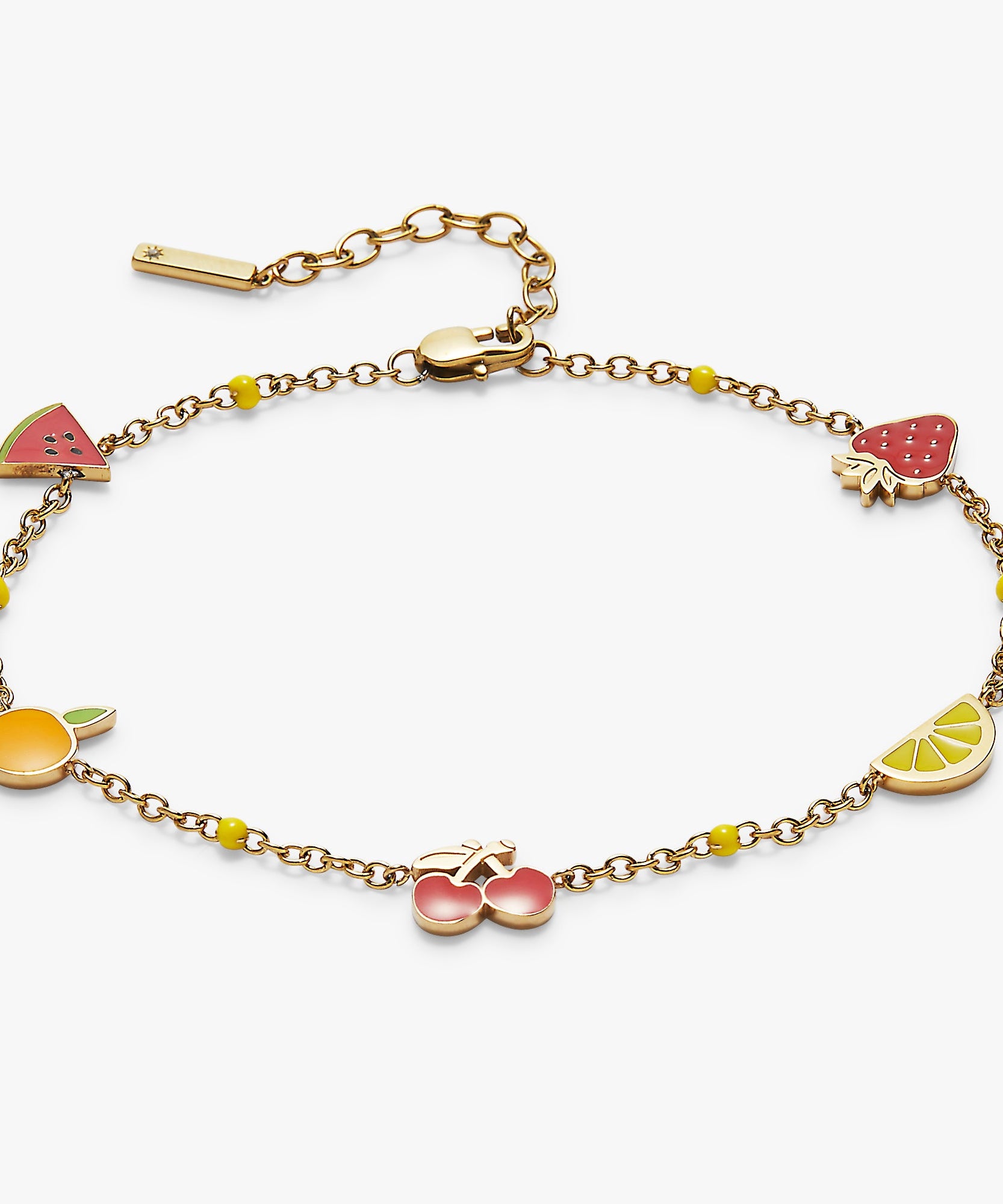 Fruit Inline Charm Anklet