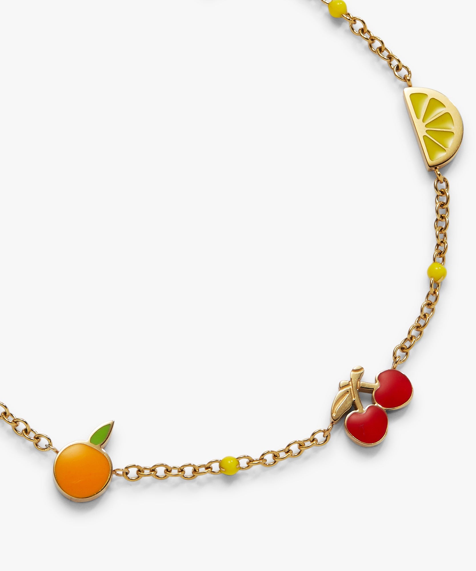 Fruit Inline Charm Anklet