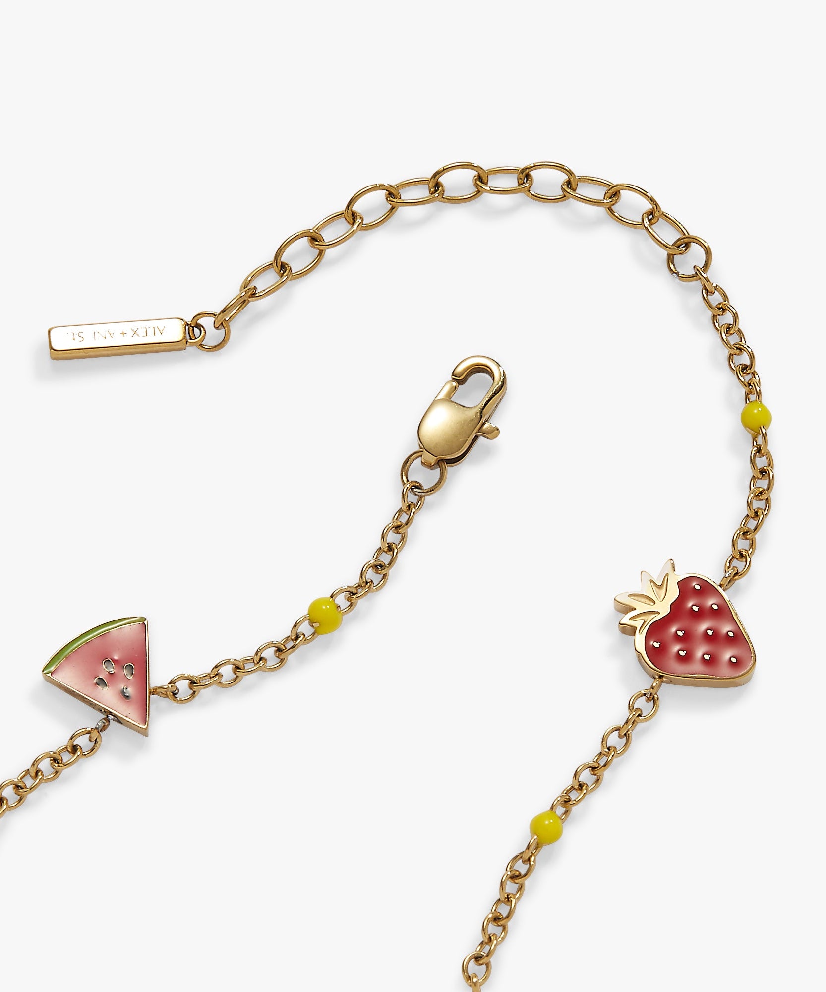 Fruit Inline Charm Anklet