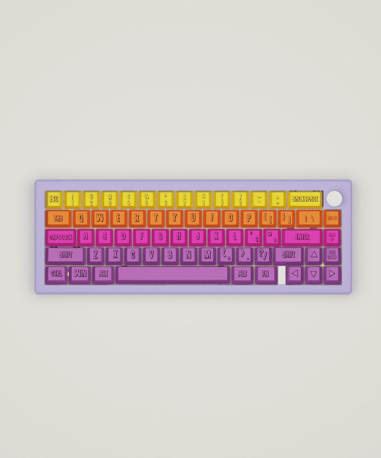 Fruit Salad Design Keycaps and Mechanical Keyboard
