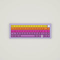 Fruit Salad Design Keycaps and Mechanical Keyboard