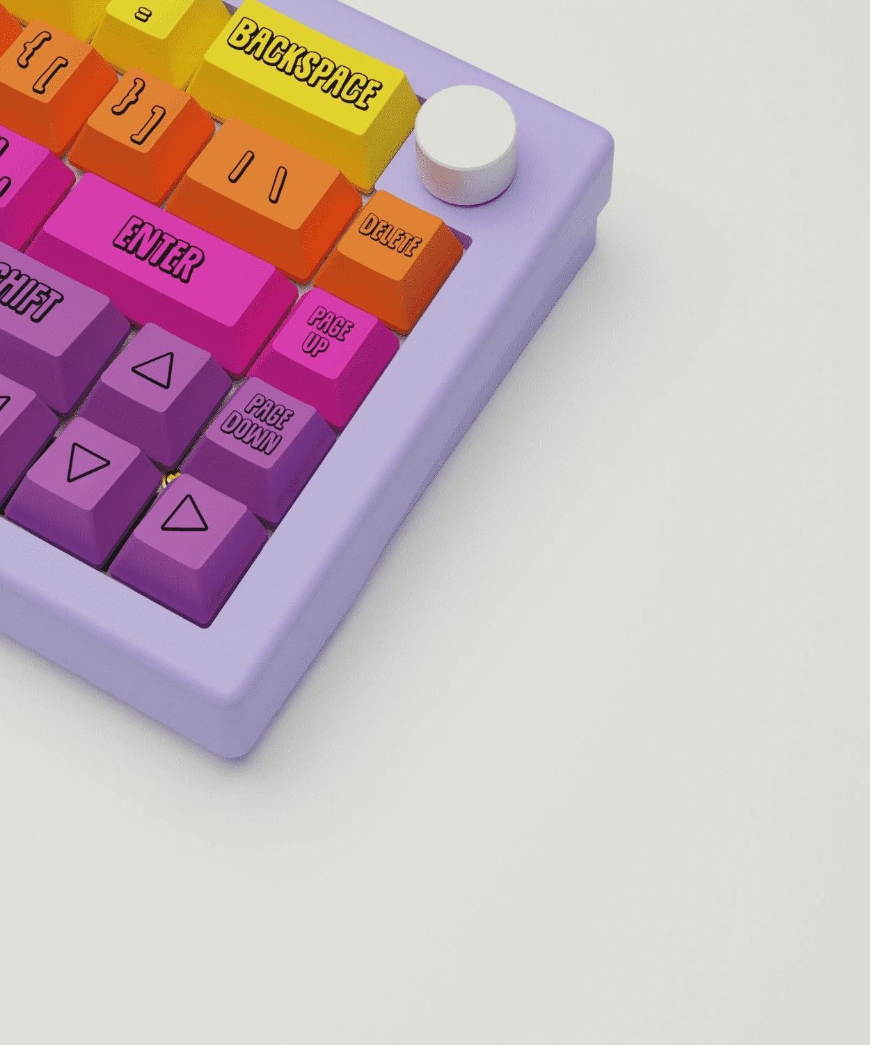 Fruit Salad Design Keycaps and Mechanical Keyboard