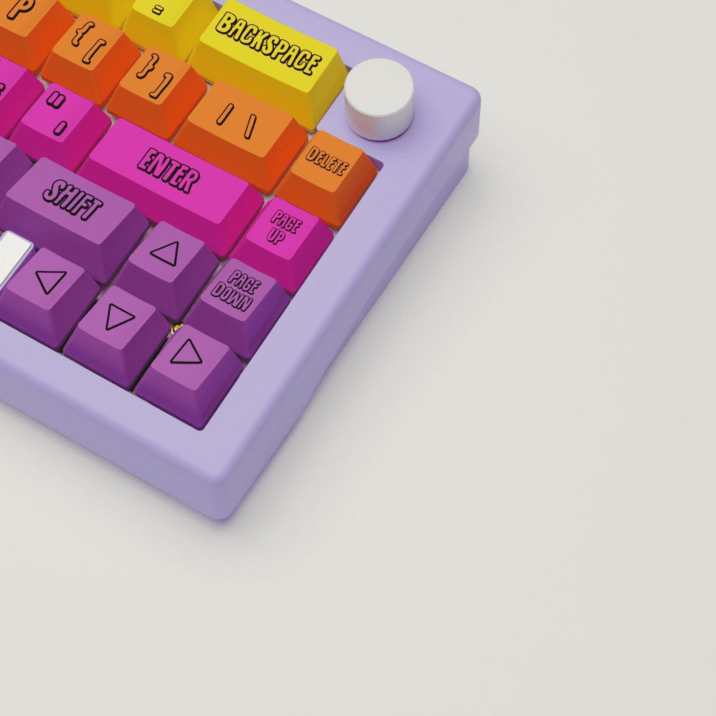 Fruit Salad Design Keycaps and Mechanical Keyboard