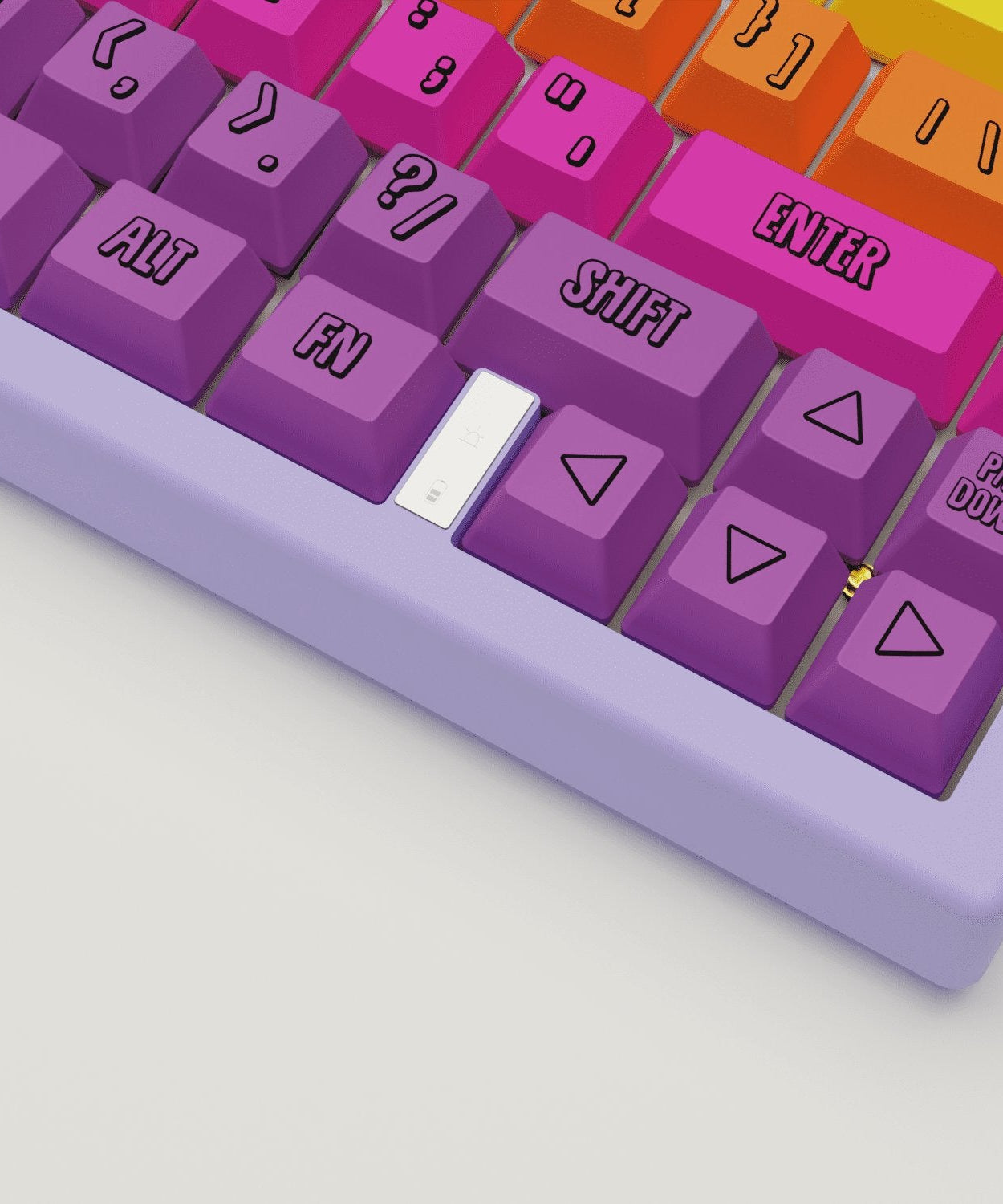 Fruit Salad Design Keycaps and Mechanical Keyboard