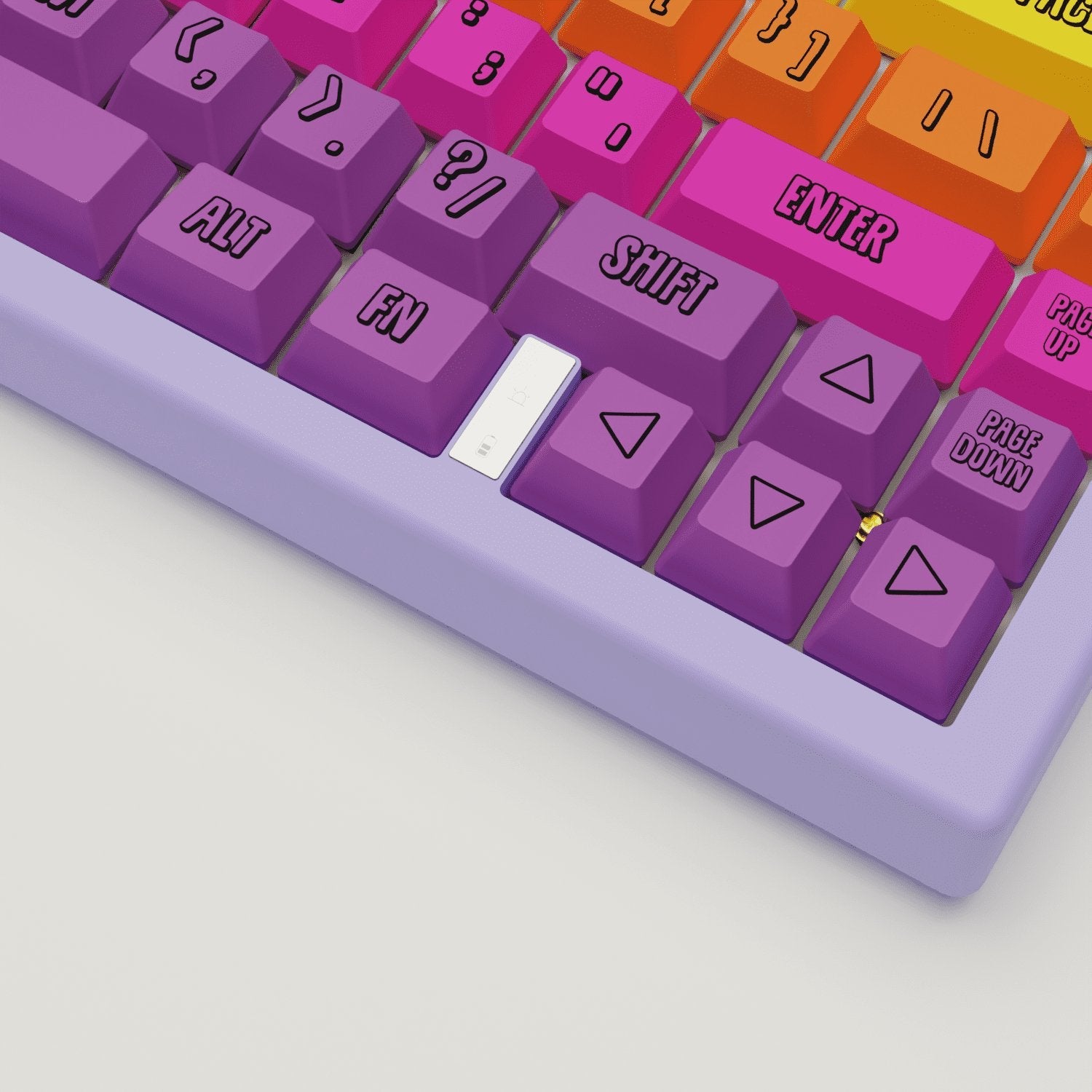 Fruit Salad Design Keycaps and Mechanical Keyboard