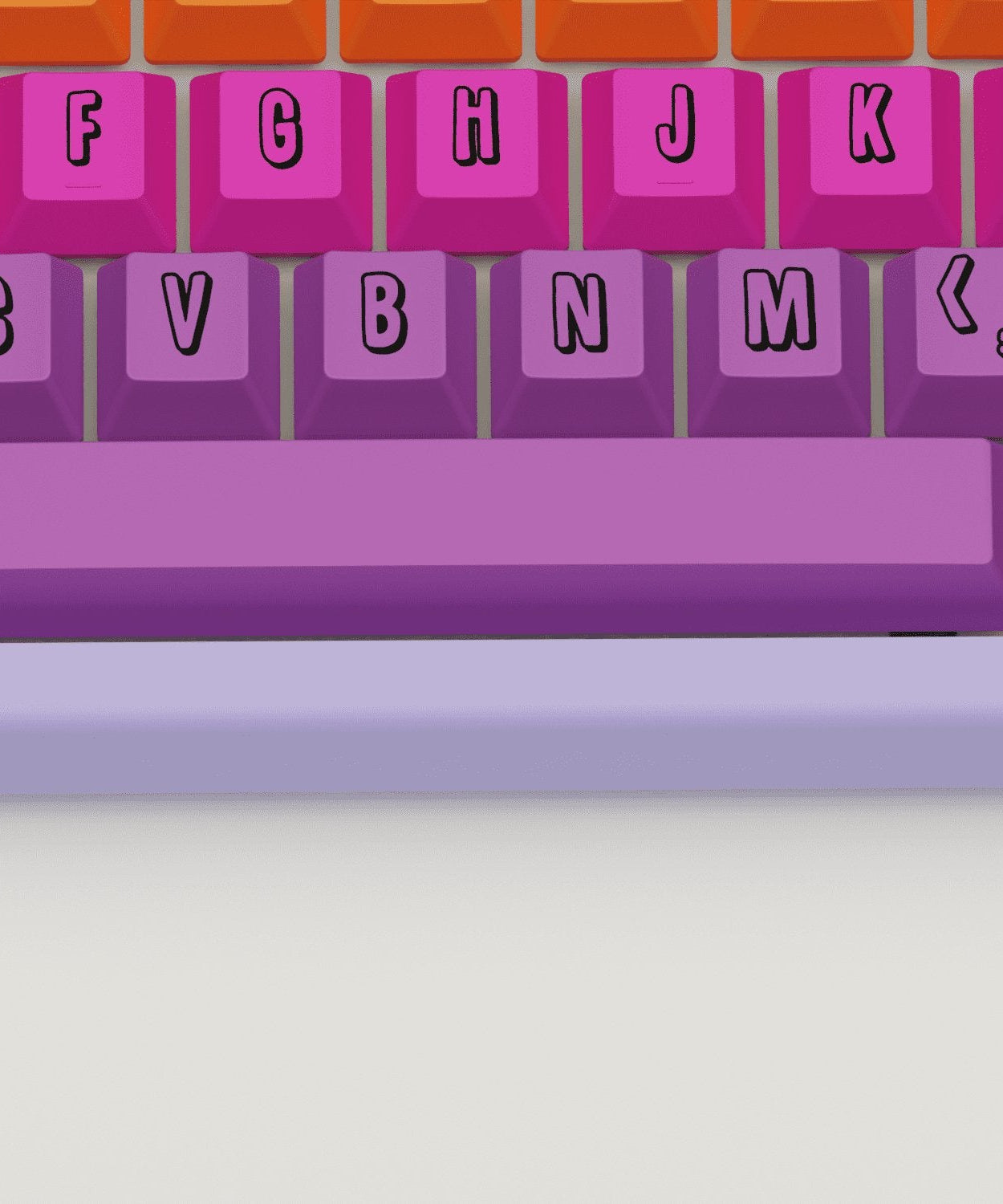 Fruit Salad Design Keycaps and Mechanical Keyboard