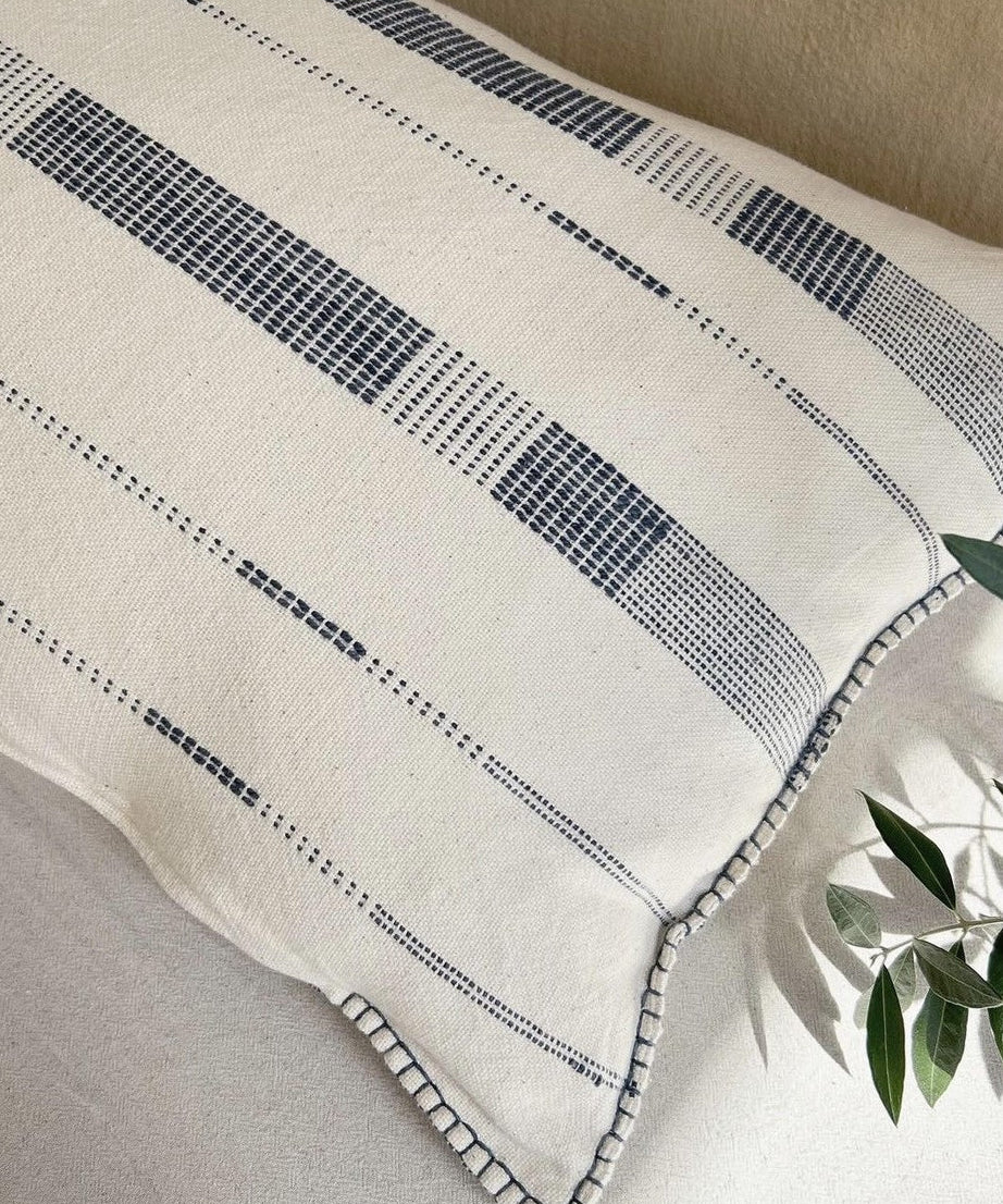 Fulcrum Ink Oversized Cotton Lumbar Pillow