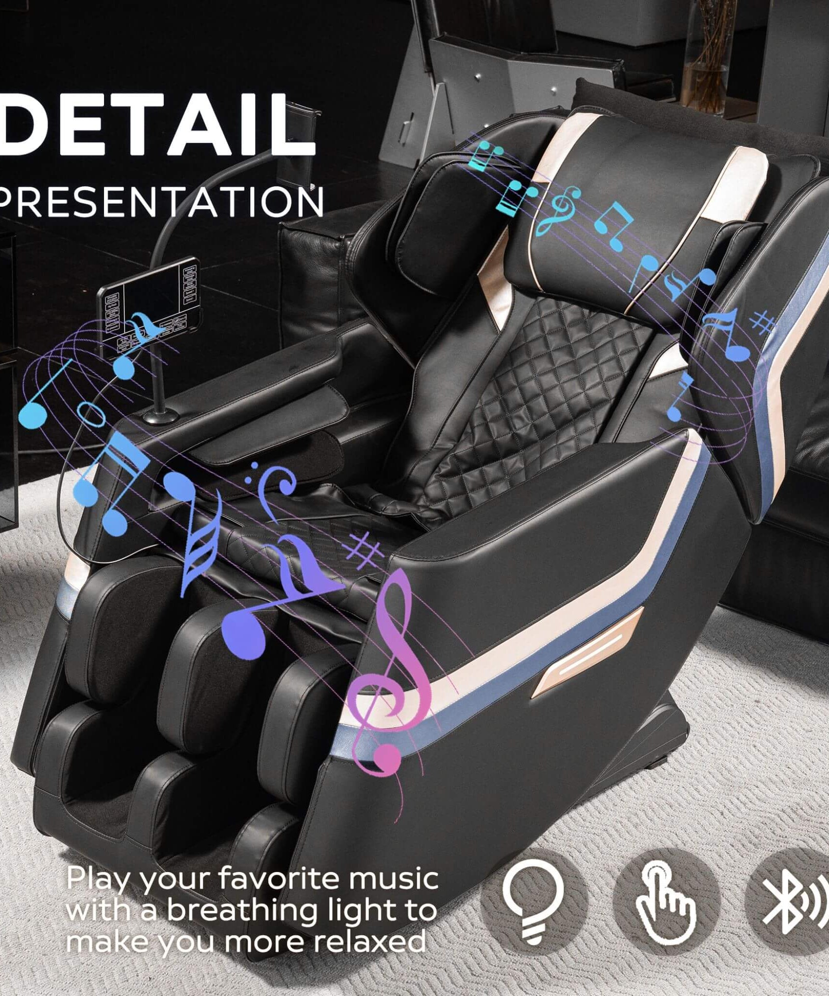 Airvana Full-Body Zero-Gravity Massage Chair Recliner With Six Massage Rollers (SAK91825)