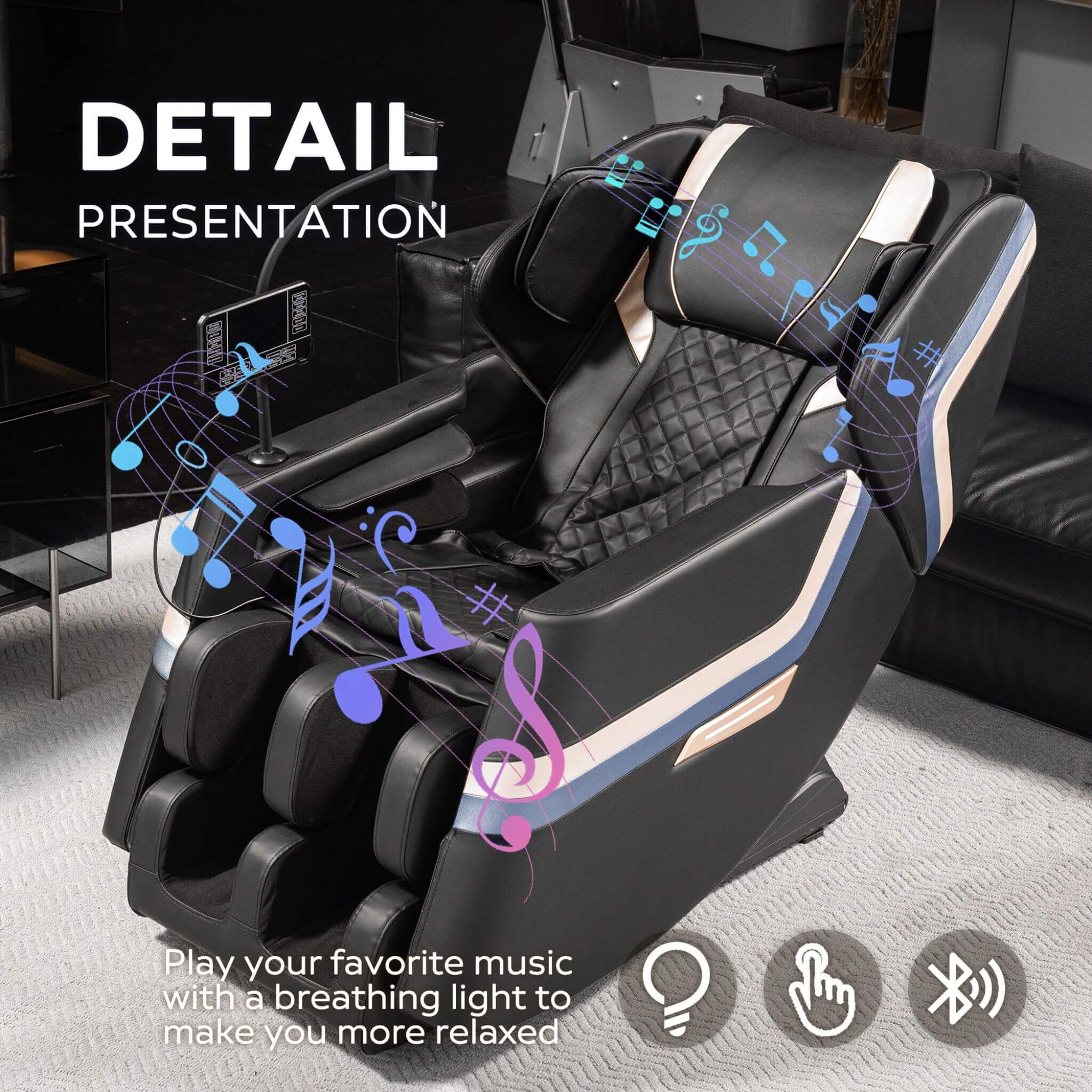 Airvana Full-Body Zero-Gravity Massage Chair Recliner With Six Massage Rollers (SAK91825)