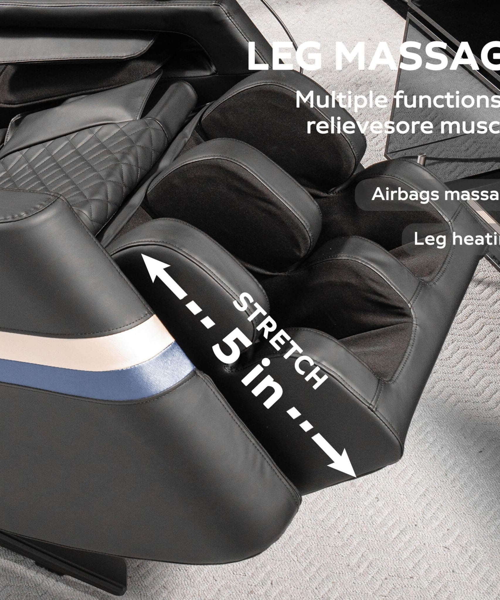 Airvana Full-Body Zero-Gravity Massage Chair Recliner With Six Massage Rollers (SAK91825)