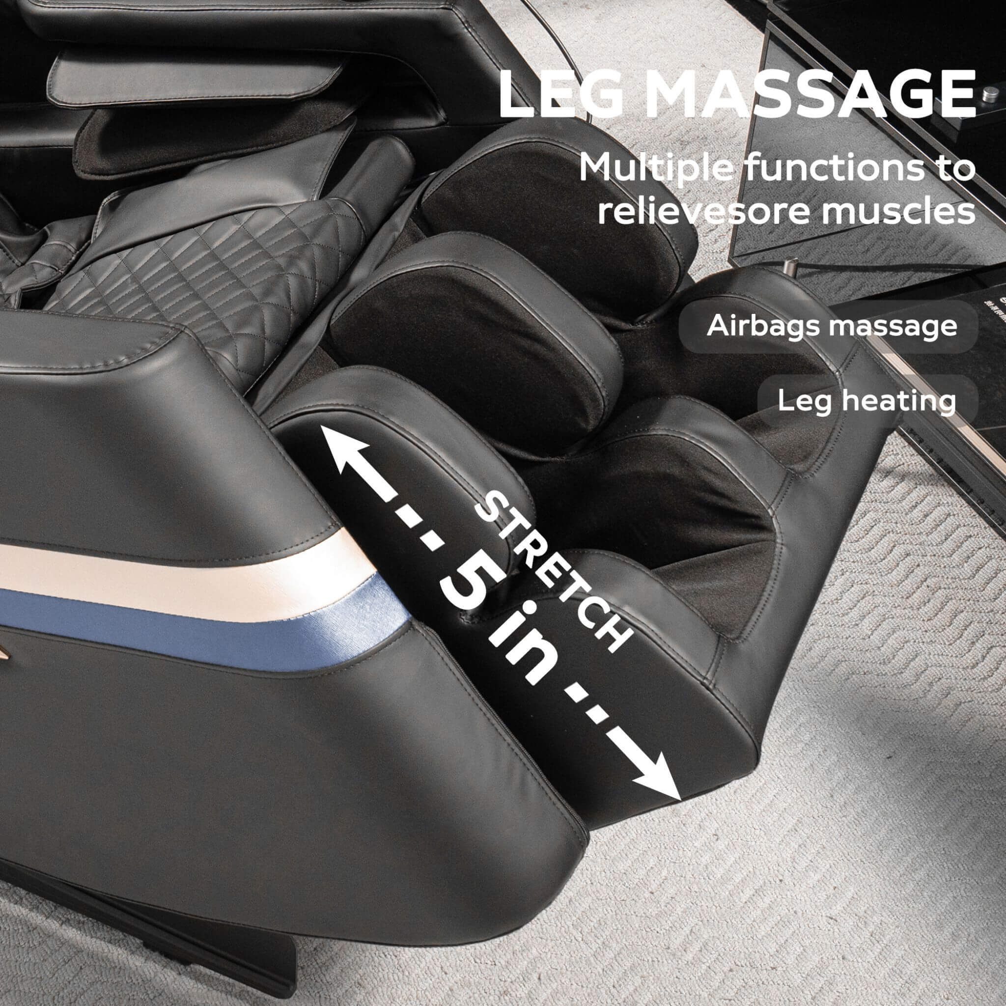 Airvana Full-Body Zero-Gravity Massage Chair Recliner With Six Massage Rollers (SAK91825)