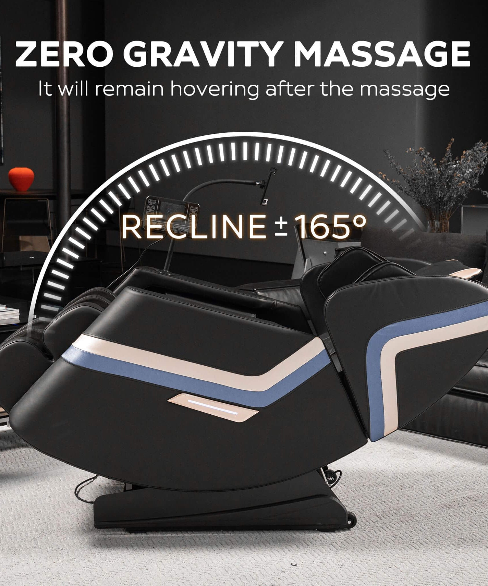 Airvana Full-Body Zero-Gravity Massage Chair Recliner With Six Massage Rollers (SAK91825)
