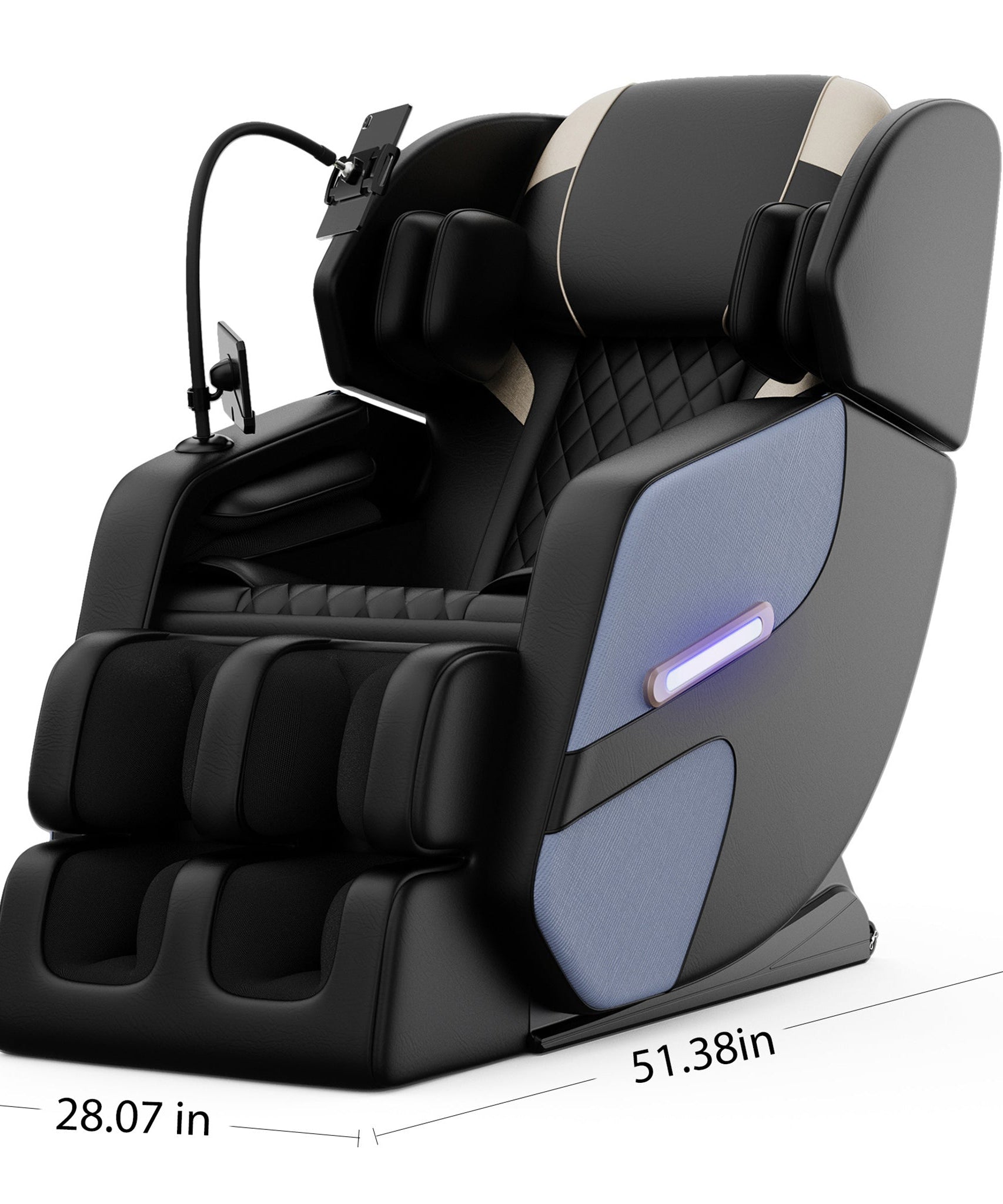 Airvana Imperium Full-Body Zero-Gravity Massage Recliner Chair With Ambient Lighting (SAK34591)
