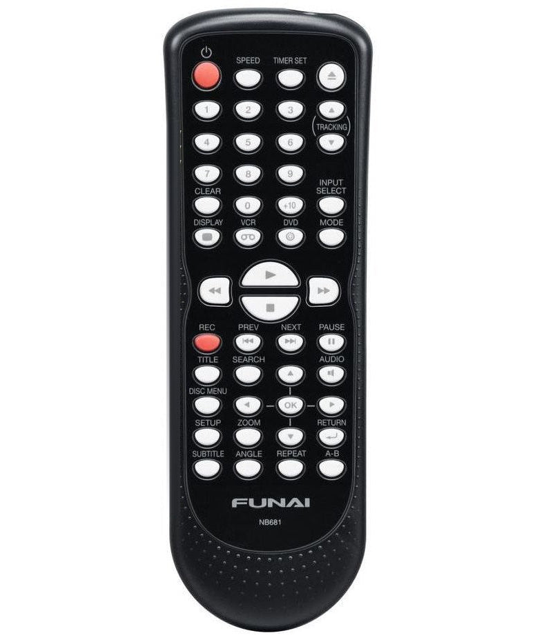 Funai NB681 DVD / VCR Combo Recorder Remote Control - NB681UD