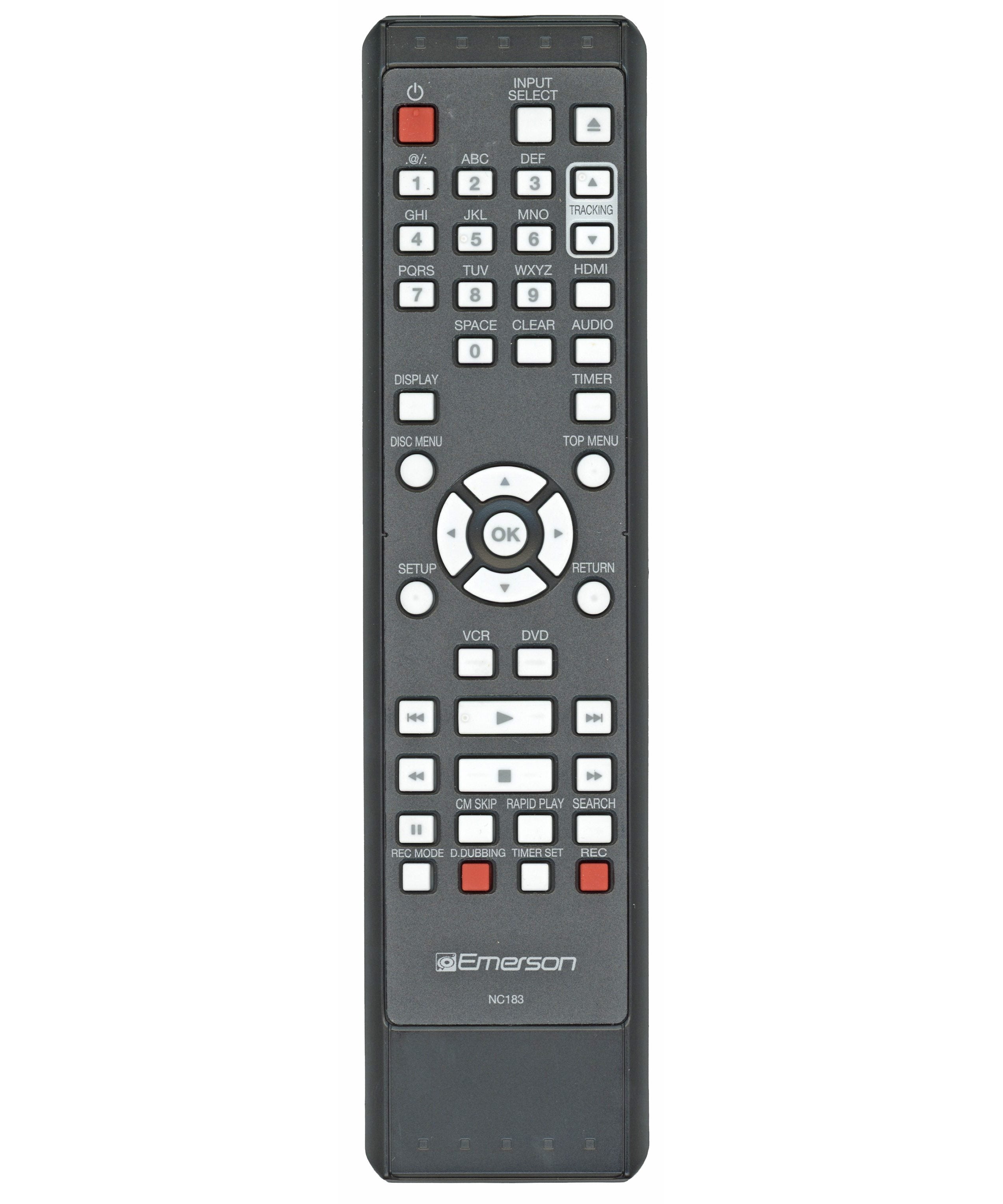 Funai NC183UH DVDR Remote Control - NC183UH