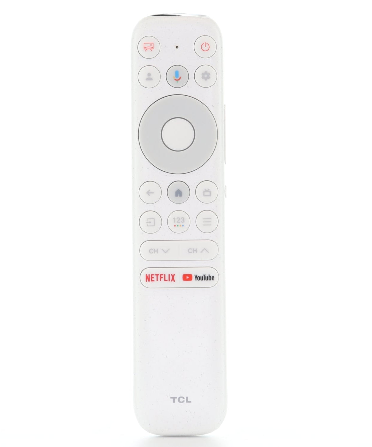 TCL RC902N / FER1 NXTVISION GOOGLE TV Remote Control with Voice | White | Netflix | YouTube - G0401-000232