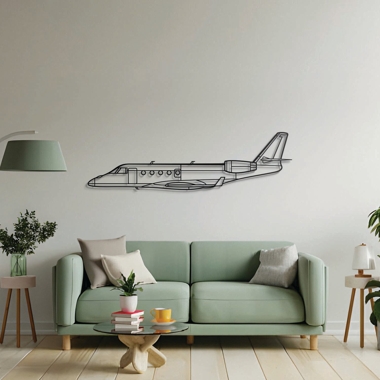 G150 Metallflugzeug Wandkunst - NCP0478