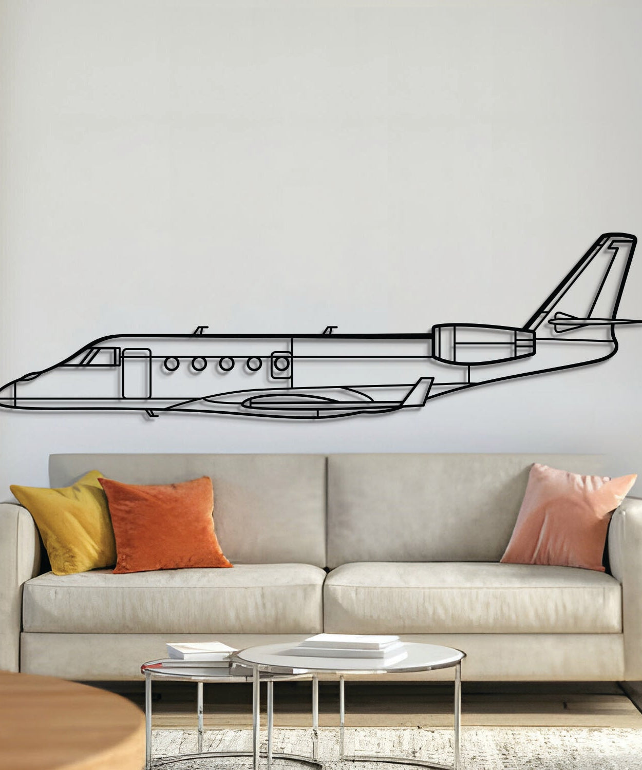G150 Metallflugzeug Wandkunst - NCP0478