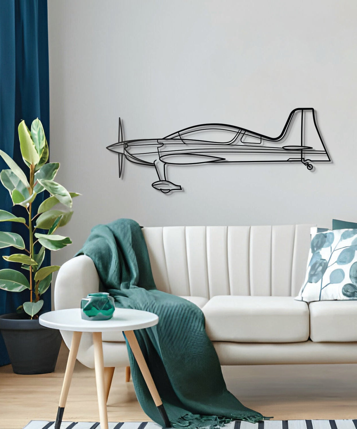 Gamebird GM1 Metallflugzeug-Wandkunst - NCP0091