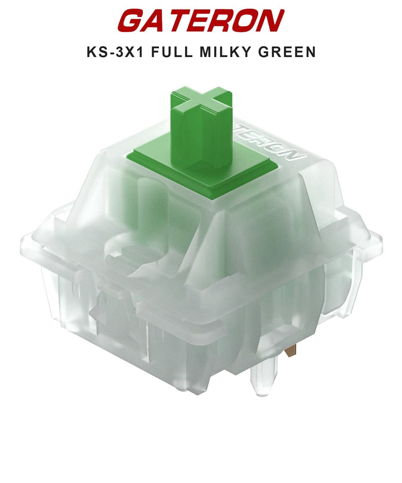 Gateron KS-3X1 Full Milky Switches